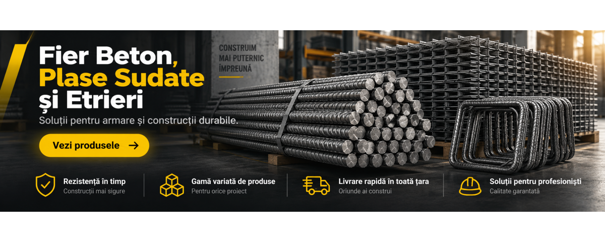 fier beton, plase sudate si etrieri